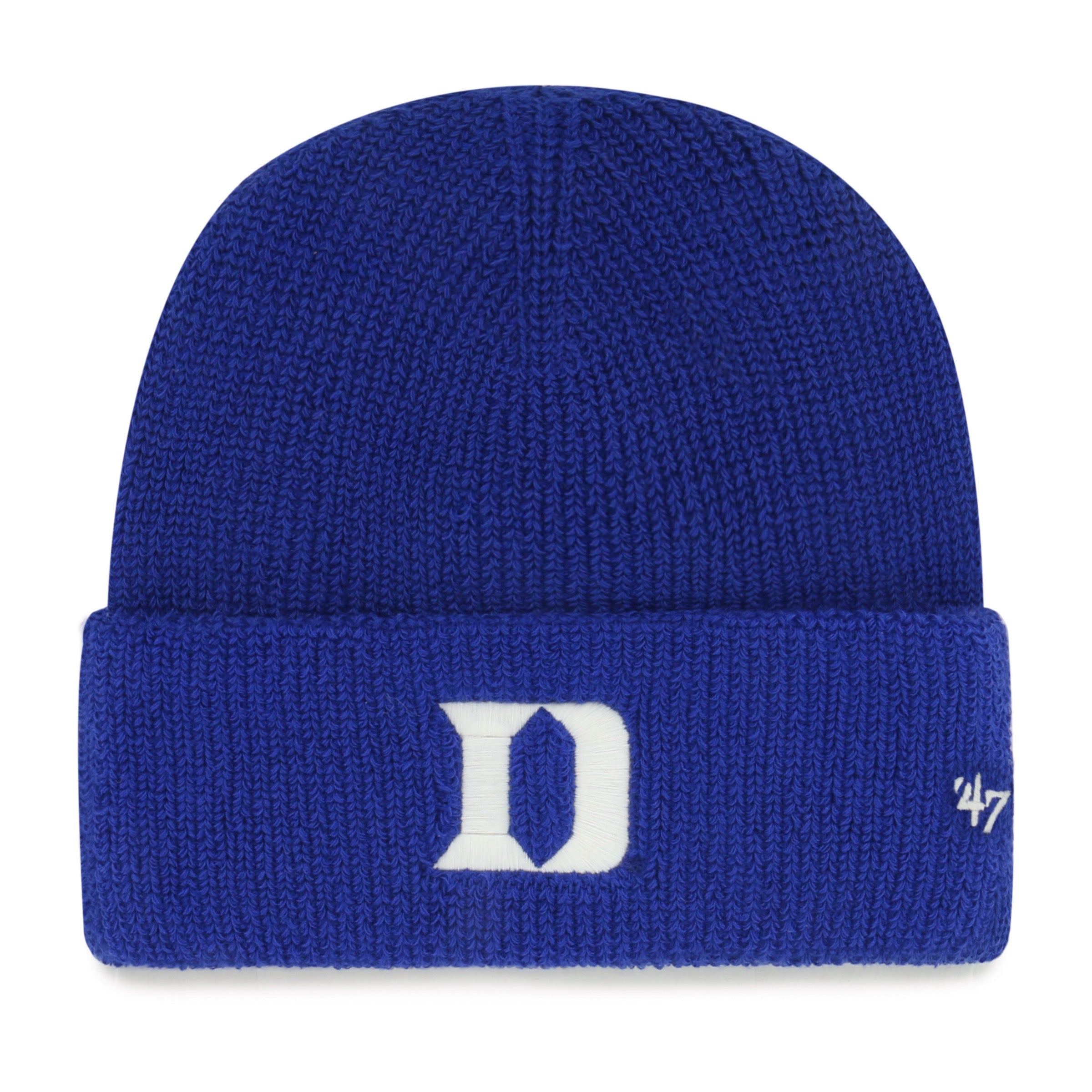 DUKE BLUE DEVILS FOUNDATIONAL '47 CUFF KNIT ROYAL