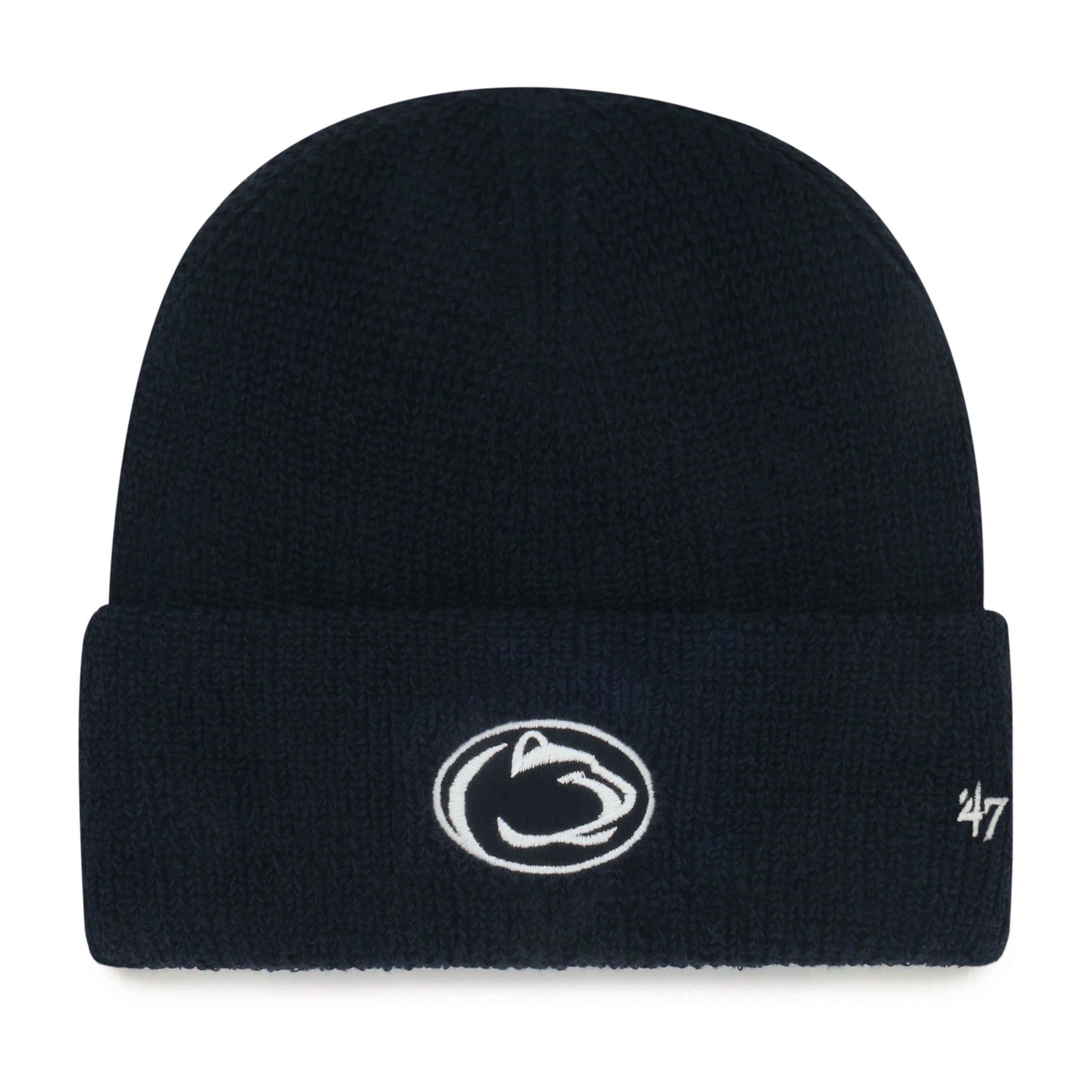 PENN STATE NITTANY LIONS FOUNDATIONAL '47 CUFF KNIT NAVY