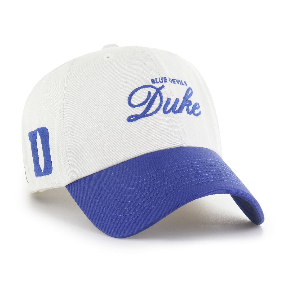 DUKE BLUE DEVILS FOUNDATIONAL TWO TONE '47 CLEAN UP SANDSTONE
