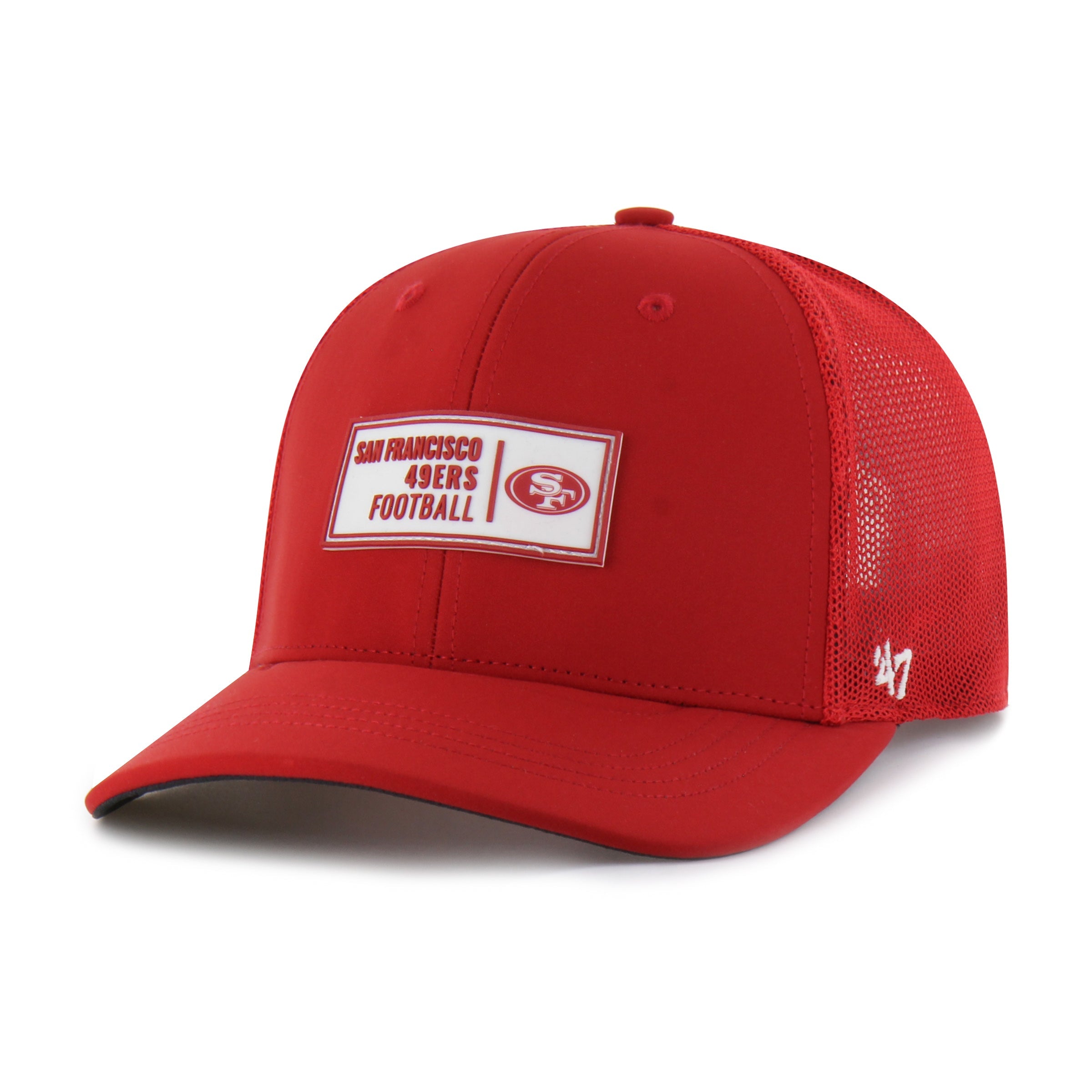SAN FRANCISCO 49ERS CYPHER '47 TRUCKER RED