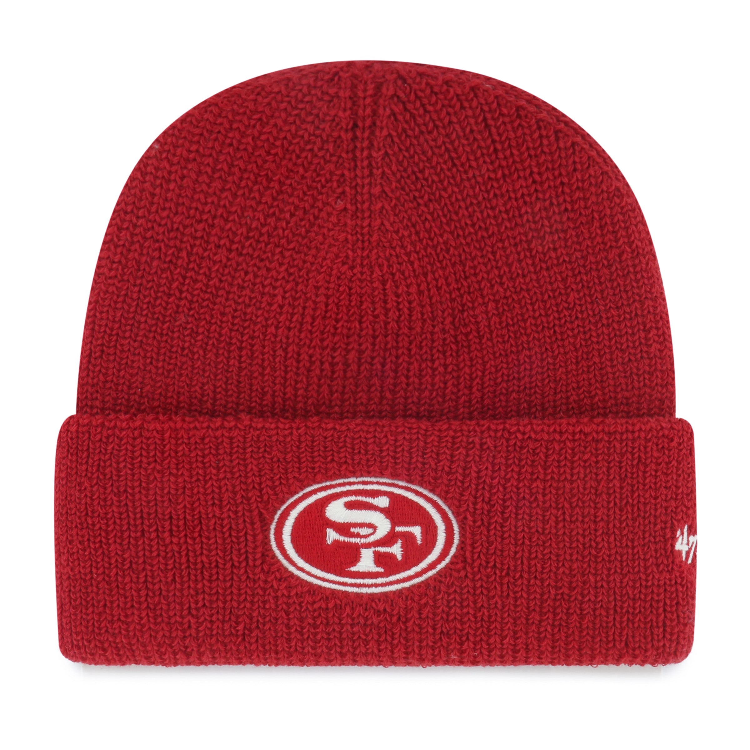 SAN FRANCISCO 49ERS FOUNDATIONAL '47 CUFF KNIT RED
