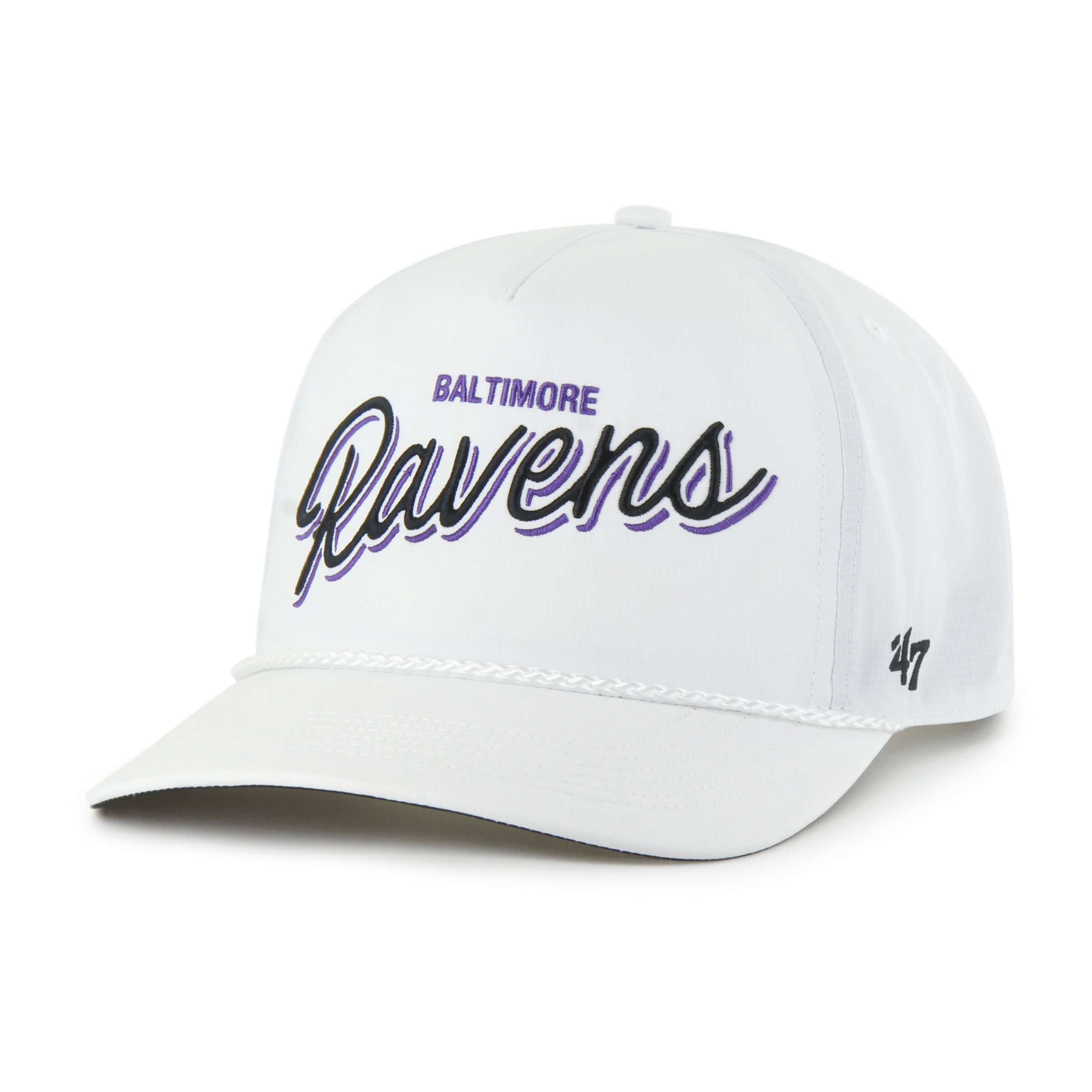 BALTIMORE RAVENS BRRR FAIRWAY '47 HITCH RF RELAXED FIT WHITE