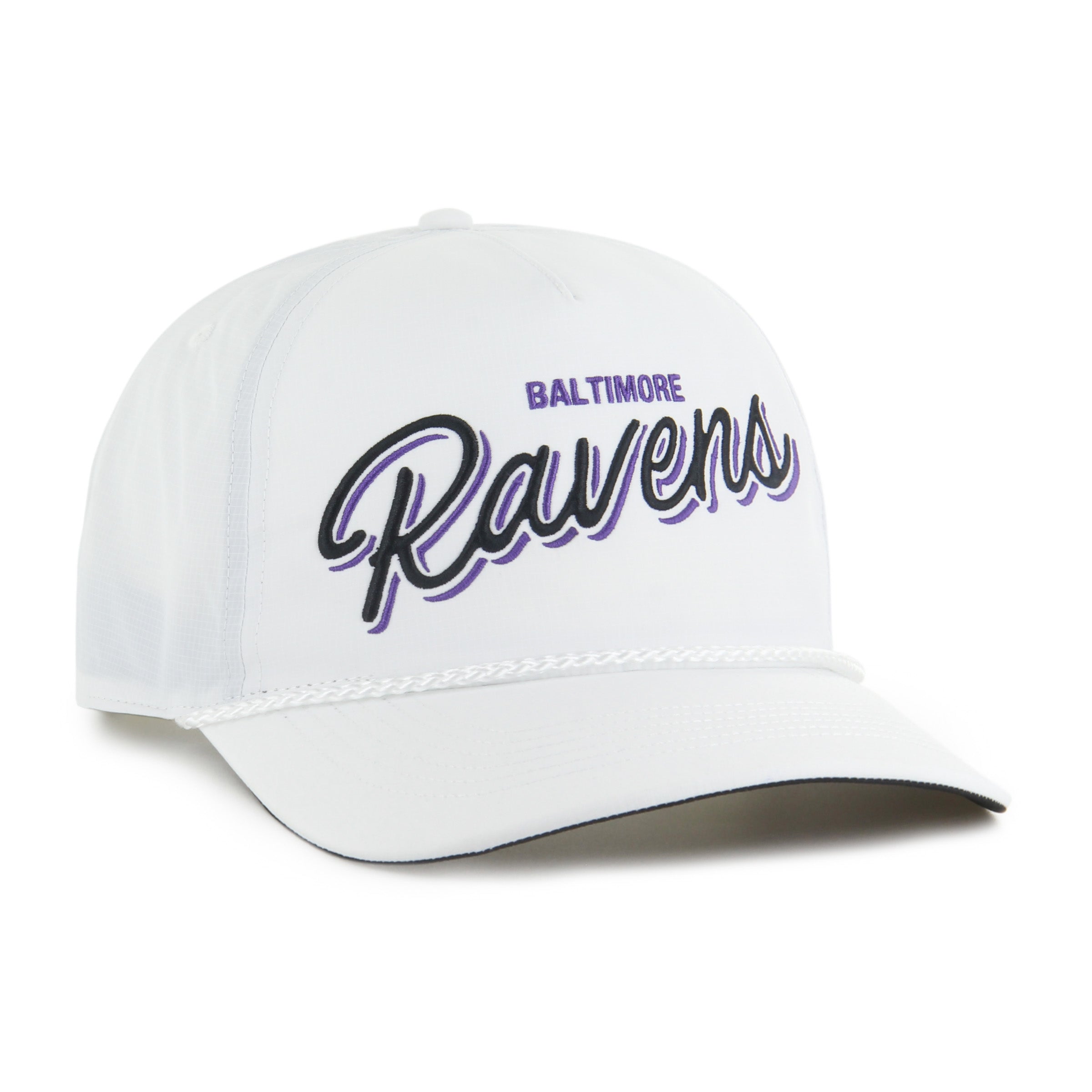 BALTIMORE RAVENS BRRR FAIRWAY '47 HITCH RF RELAXED FIT WHITE
