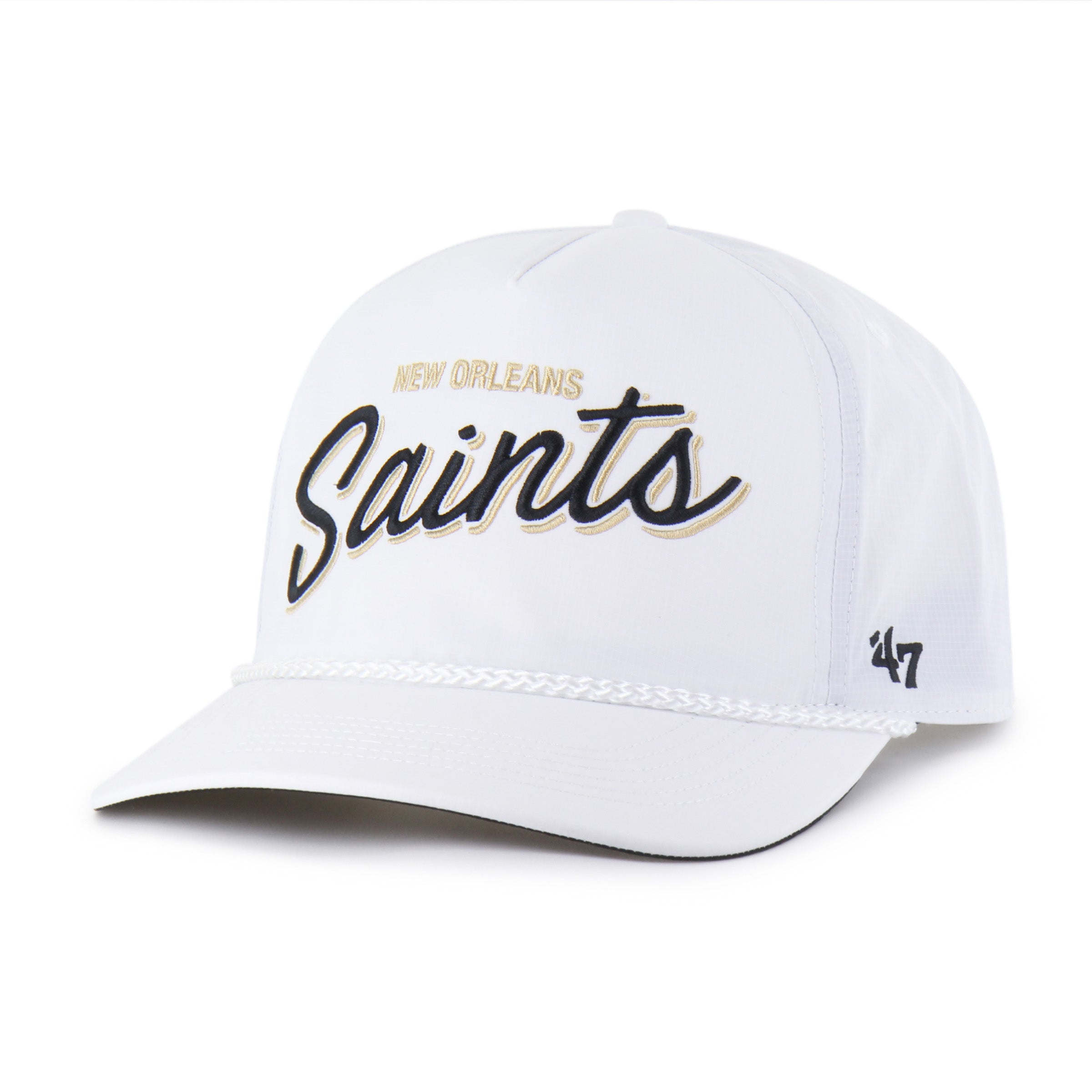 NEW ORLEANS SAINTS BRRR FAIRWAY '47 HITCH RF RELAXED FIT WHITE