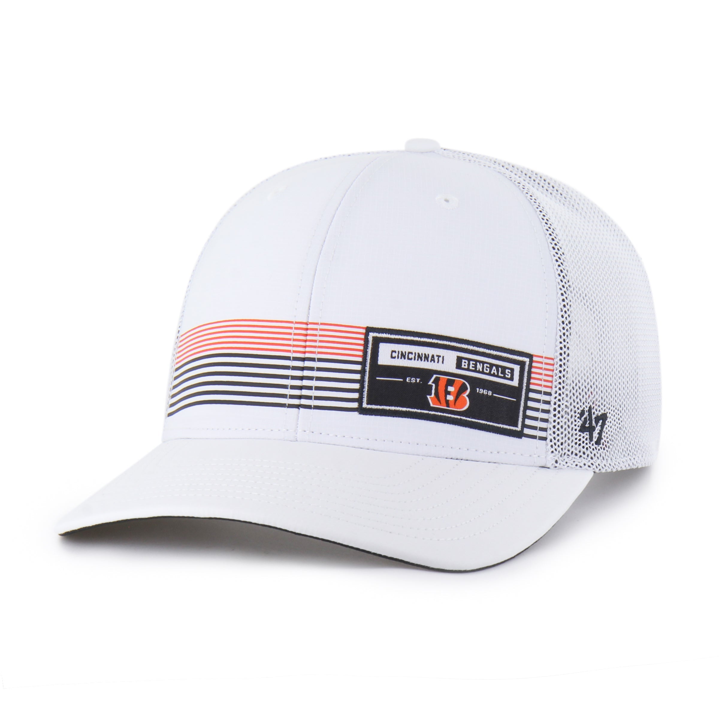 CINCINNATI BENGALS RANGEFINDER STRAP '47 TRUCKER WHITE