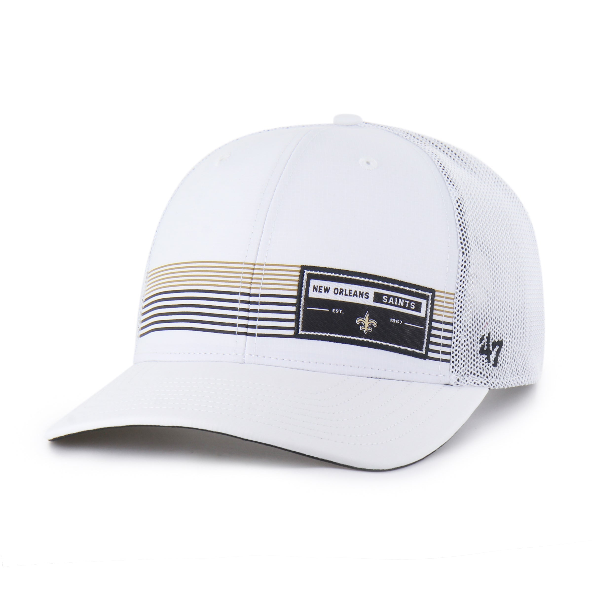 NEW ORLEANS SAINTS RANGEFINDER STRAP '47 TRUCKER WHITE