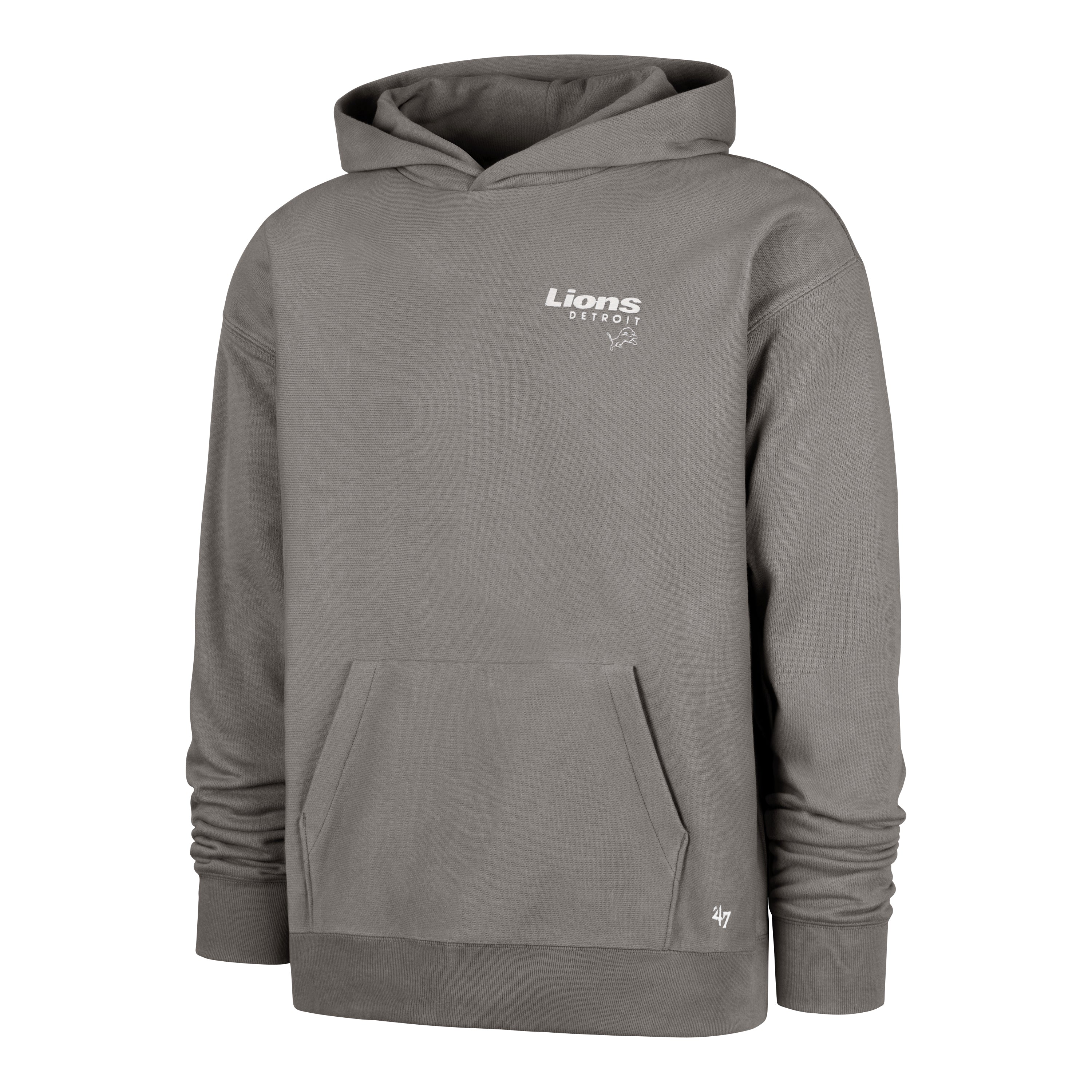 DETROIT LIONS TRIPLE DOUBLE '47 FOUNDATION HOOD WOLF GREY