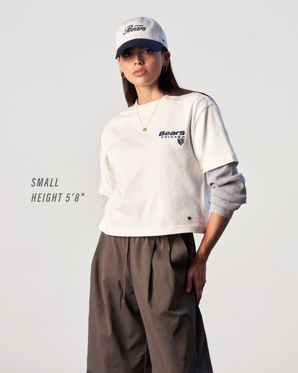 MINNESOTA VIKINGS SERENA '47 CITY TEE WOMENS SANDSTONE