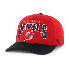 NEW JERSEY DEVILS HARD HAT ARCH '47 HITCH RED