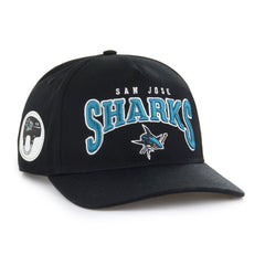 SAN JOSE SHARKS HARD HAT ARCH '47 HITCH BLACK