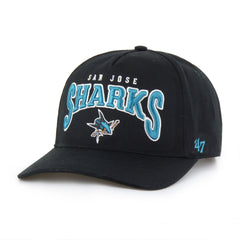 SAN JOSE SHARKS HARD HAT ARCH '47 HITCH BLACK