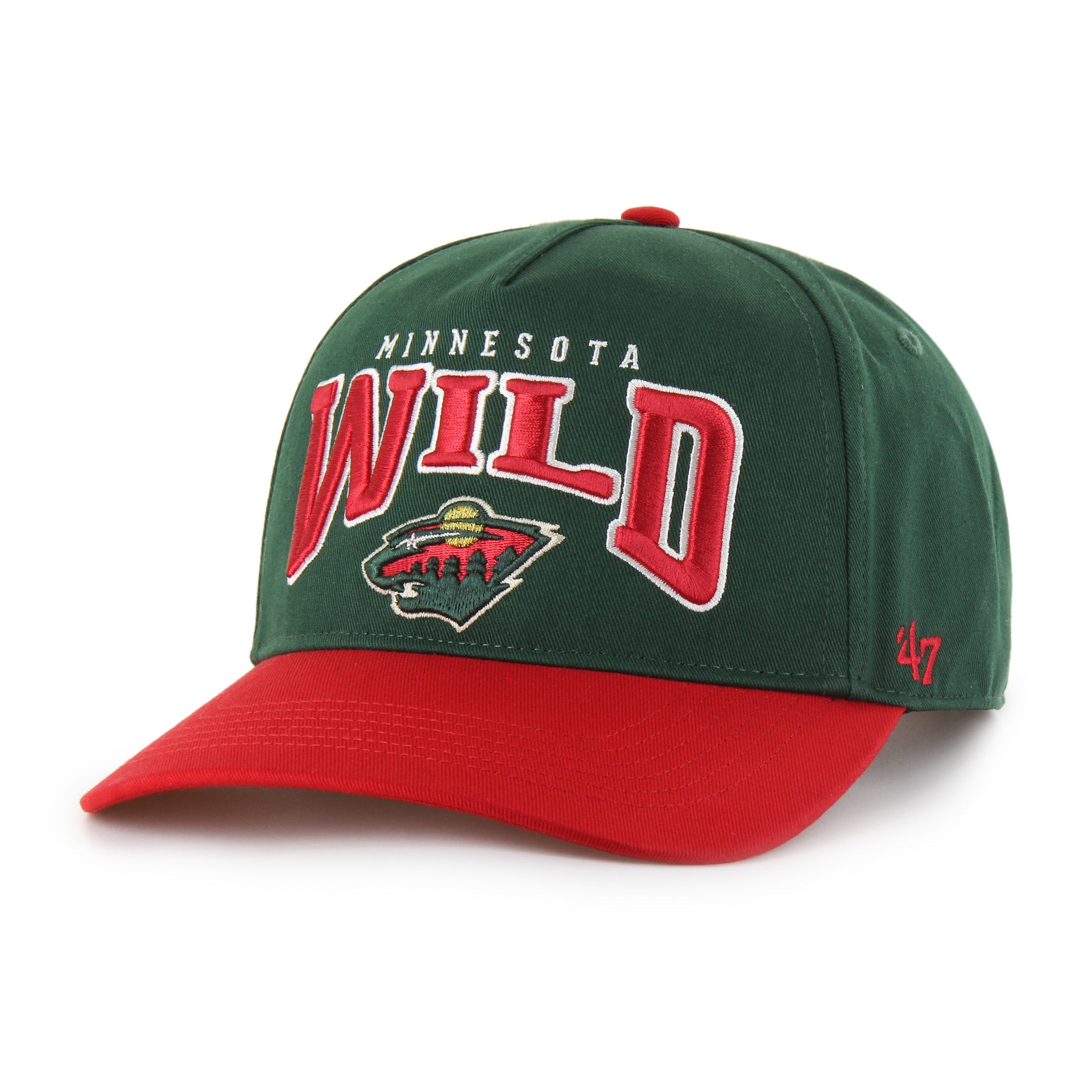 MINNESOTA WILD HARD HAT ARCH '47 HITCH DARK GREEN