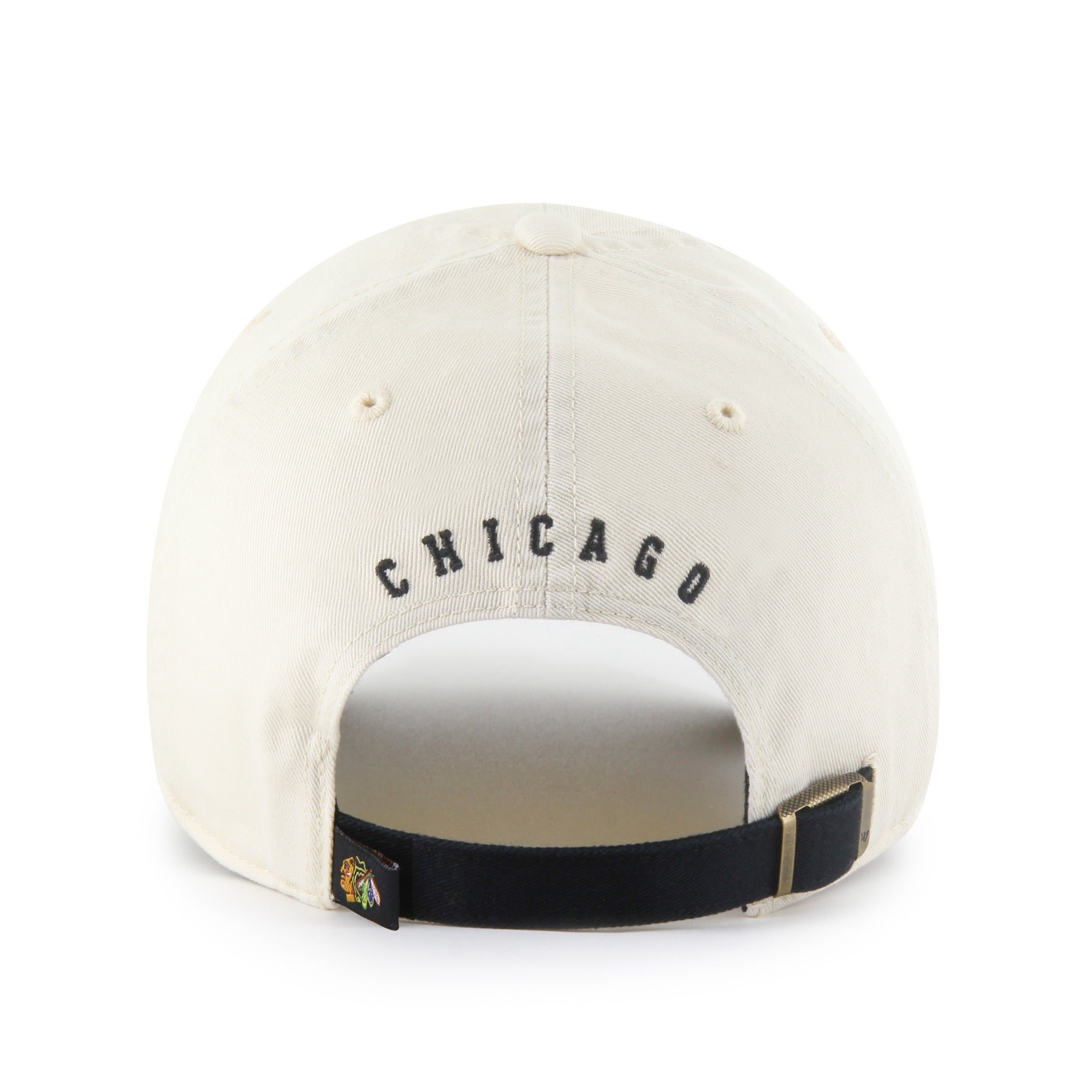 CHICAGO BLACKHAWKS HARD HAT TWO TONE '47 CLEAN UP NATURAL