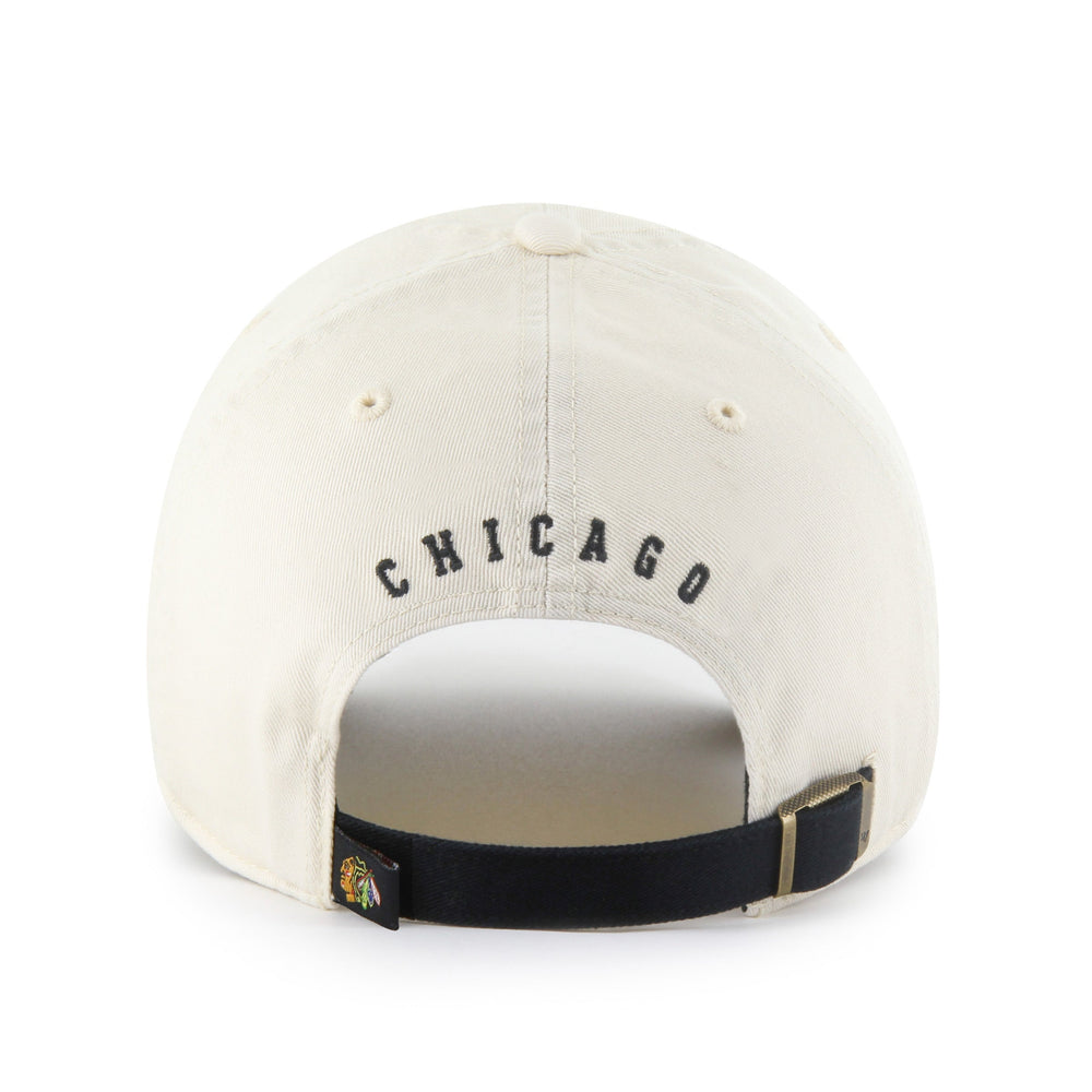 CHICAGO BLACKHAWKS HARD HAT TWO TONE '47 CLEAN UP NATURAL