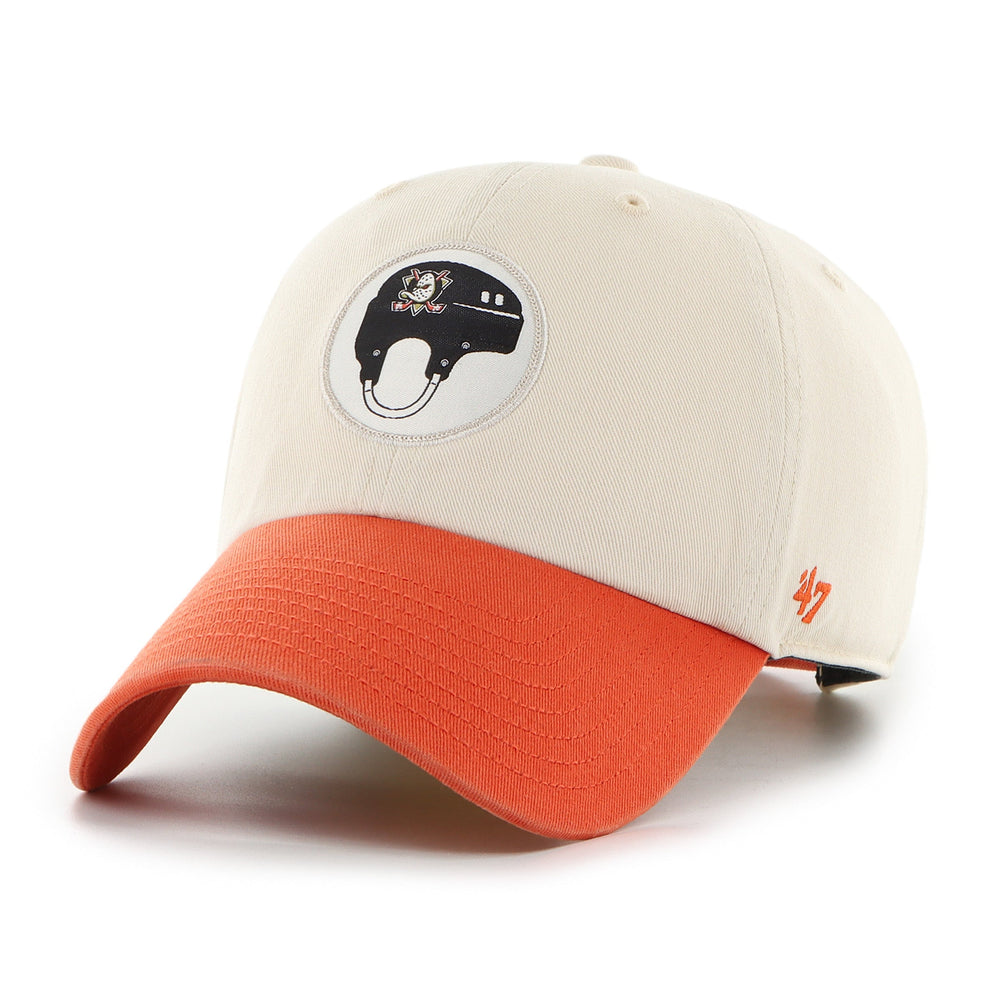 ANAHEIM DUCKS HARD HAT TWO TONE '47 CLEAN UP NATURAL