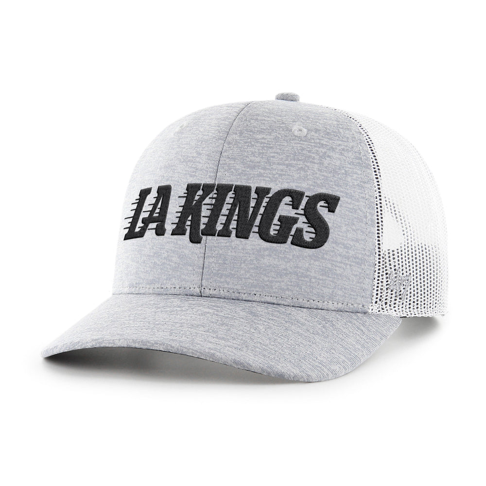 LOS ANGELES KINGS HARRINGTON SCRIPT '47 TRUCKER GRAY