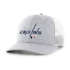WASHINGTON CAPITALS HARRINGTON SCRIPT '47 TRUCKER GRAY
