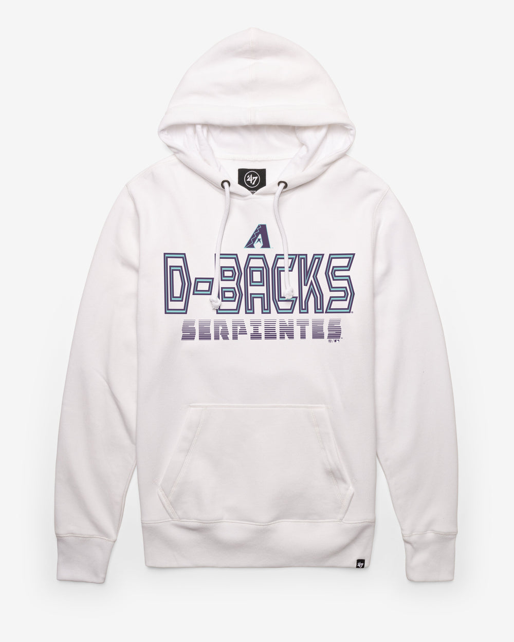 ARIZONA DIAMONDBACKS CITY CONNECT BYLINE '47 HEADLINE HOOD WHITE WASH