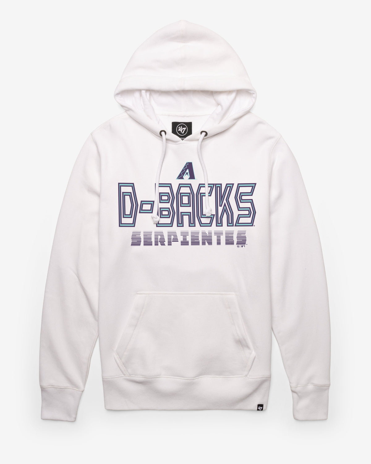 ARIZONA DIAMONDBACKS CITY CONNECT BYLINE '47 HEADLINE HOOD WHITE WASH