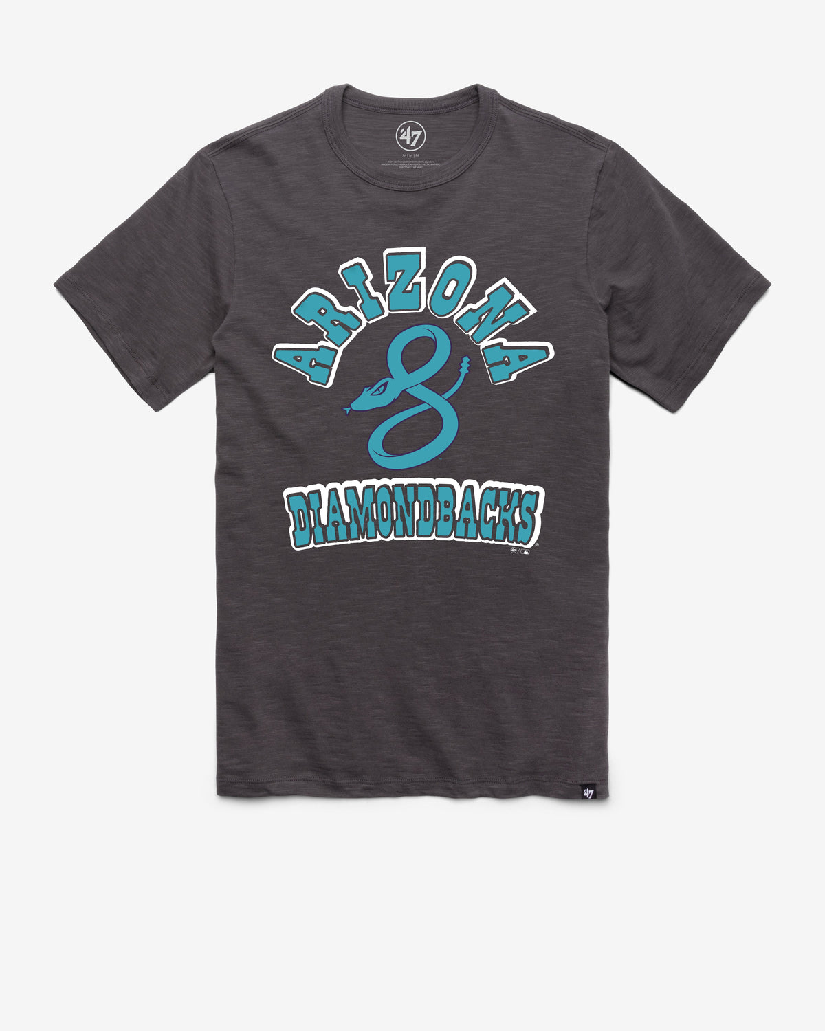 ARIZONA DIAMONDBACKS CITY CONNECT COMEBACK '47 SCRUM TEE CHARCOAL