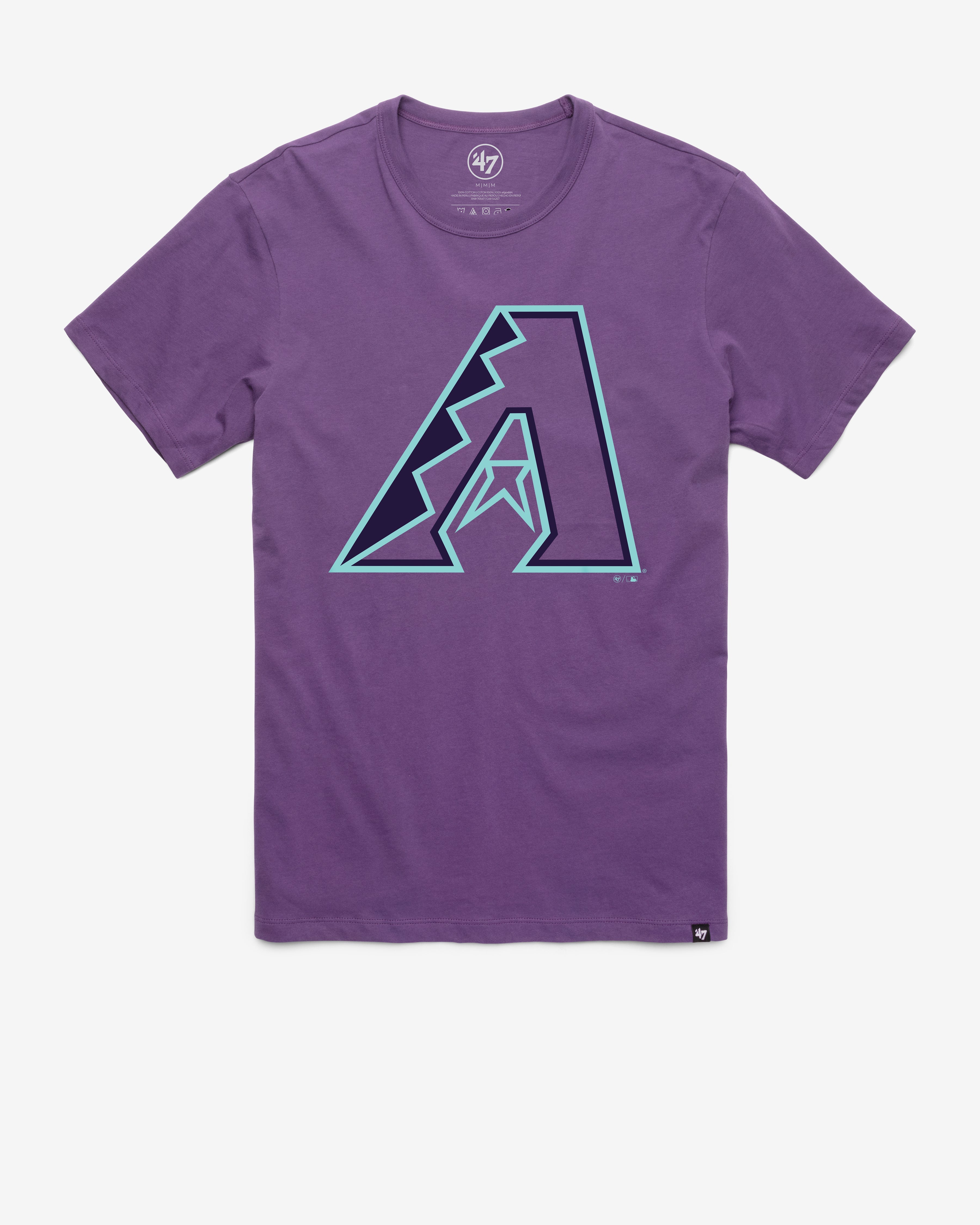 ARIZONA DIAMONDBACKS CITY CONNECT IMPRINT '47 FRANKLIN TEE REGENT PURPLE