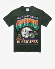MIAMI HURRICANES H-CHAMPS LOCKER VINTAGE '47 TUBULAR TEE DT FOREST