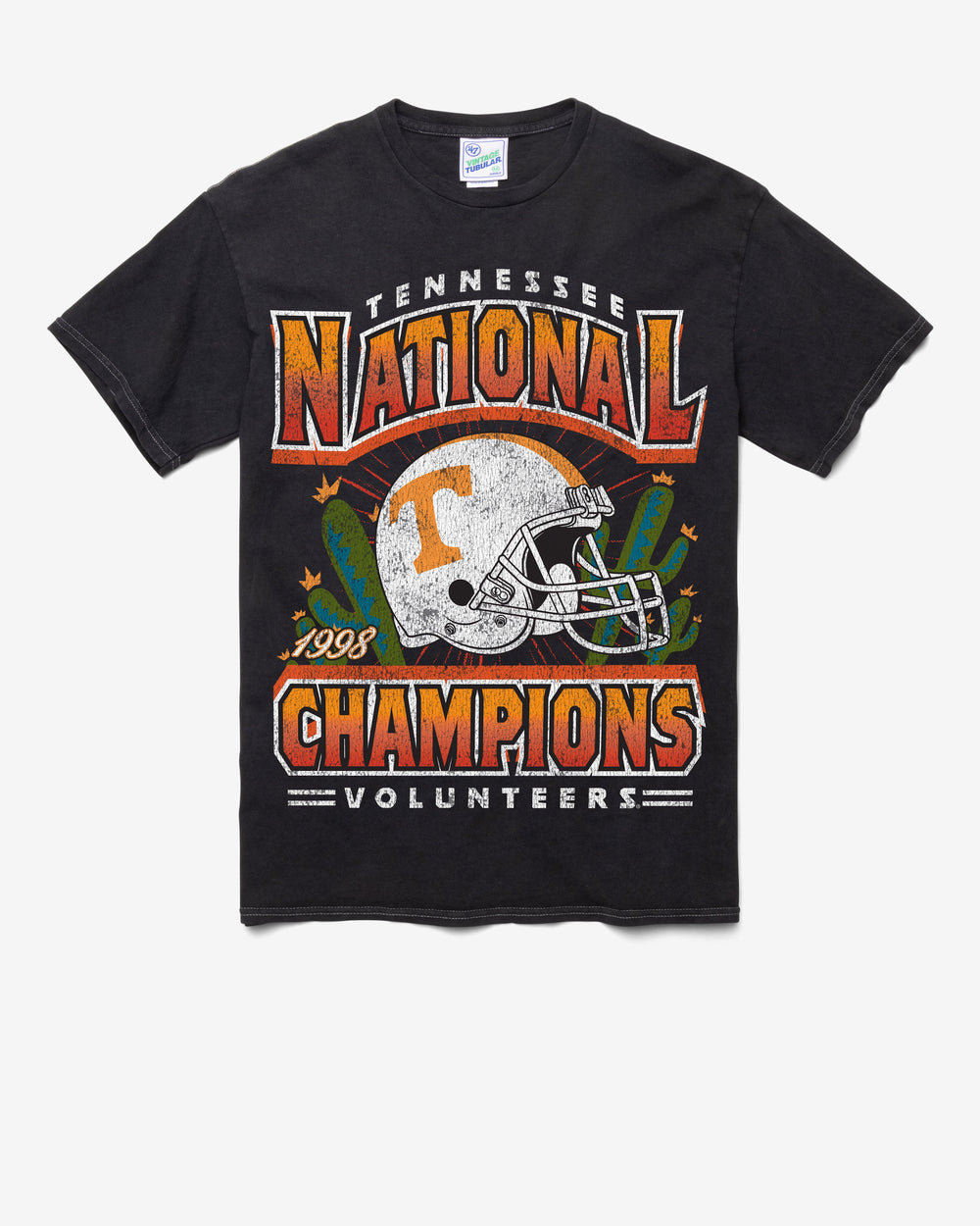 TENNESSEE VOLUNTEERS H-CHAMPS LOCKER VINTAGE '47 TUBULAR TEE DT BLACK