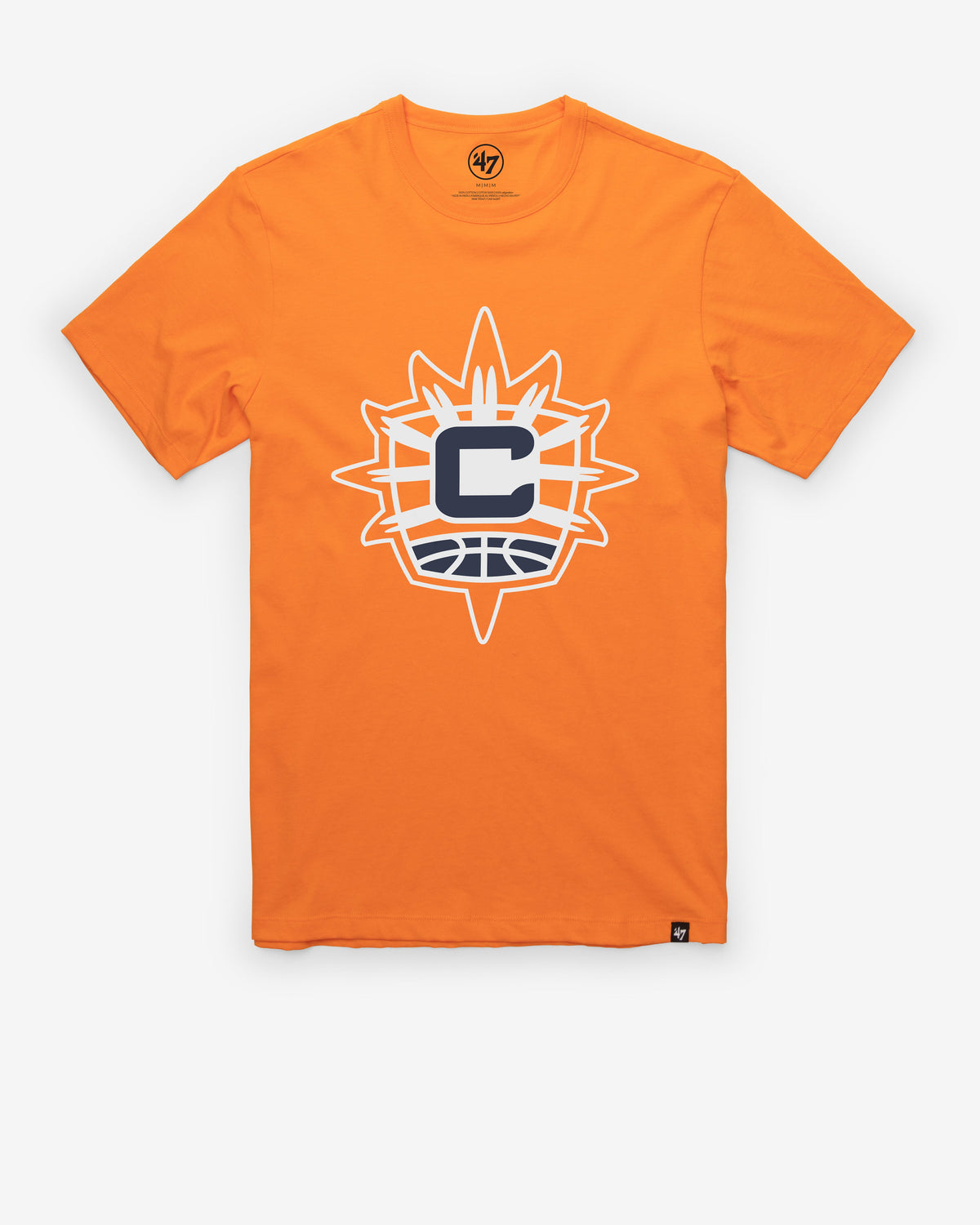CONNECTICUT SUN IMPRINT '47 FRANKLIN TEE SIGNAL ORANGE