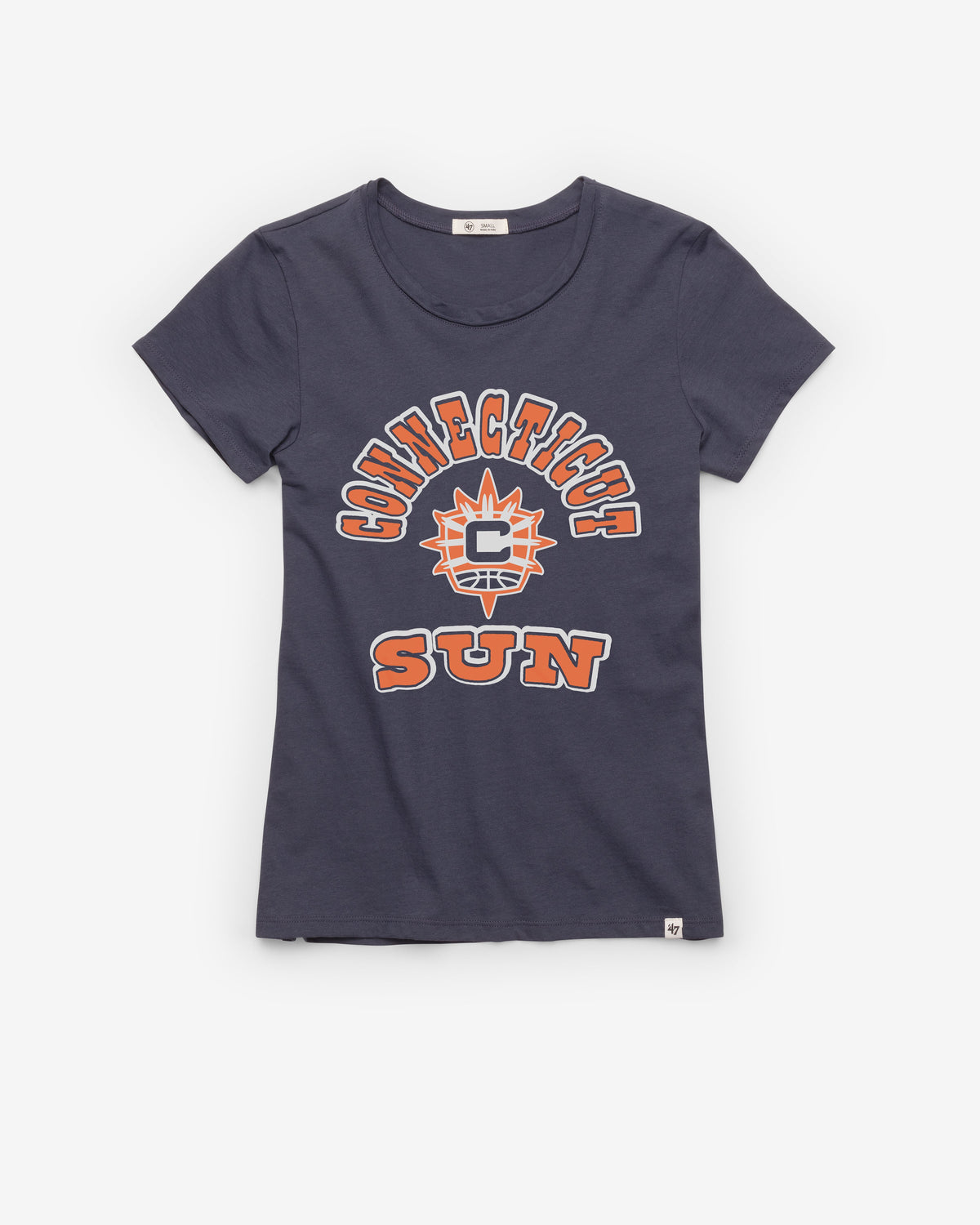 CONNECTICUT SUN COMEBACK '47 FRANKIE TEE WOMENS ATLAS BLUE