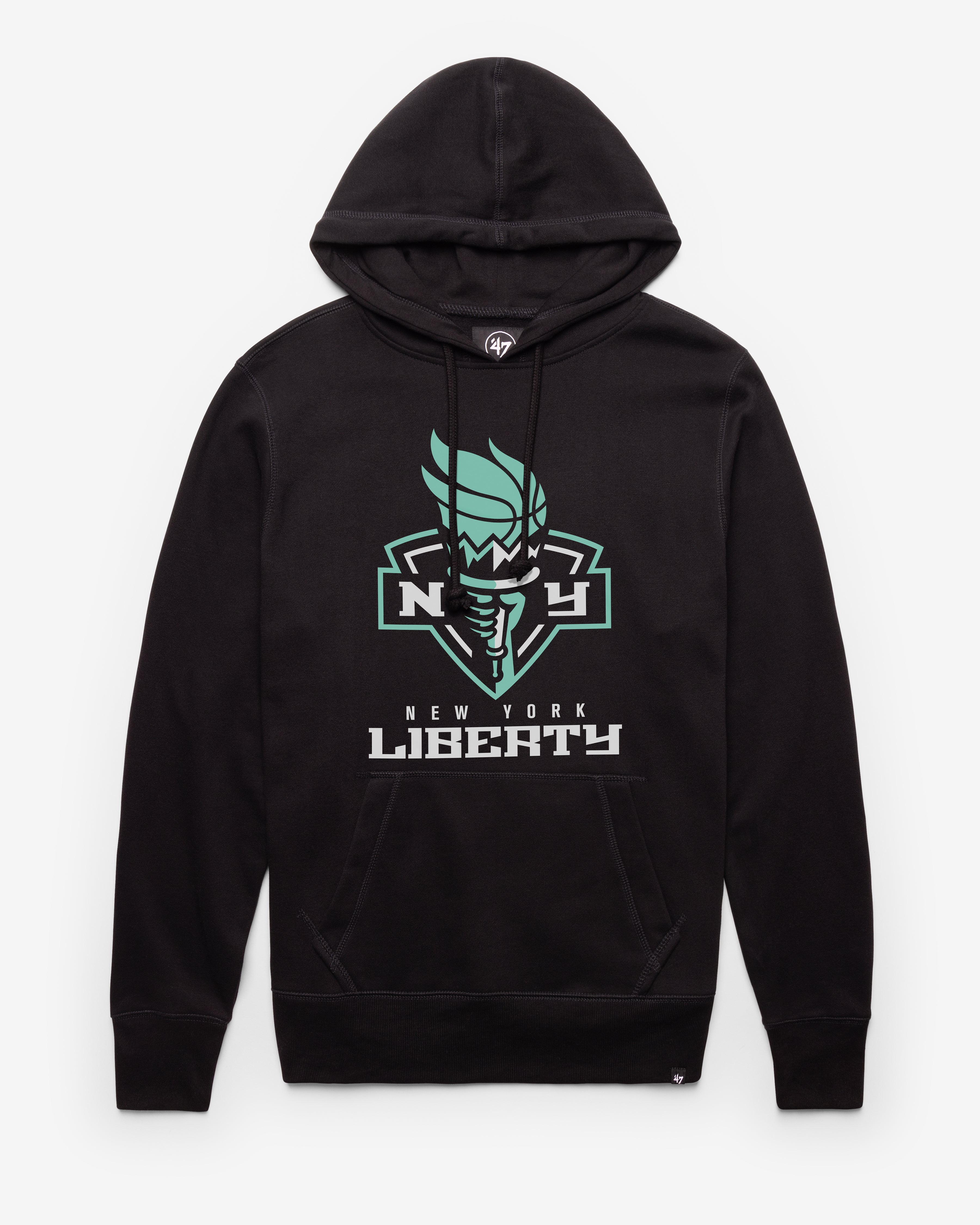 NEW YORK LIBERTY IMPRINT '47 HEADLINE HOOD JET BLACK