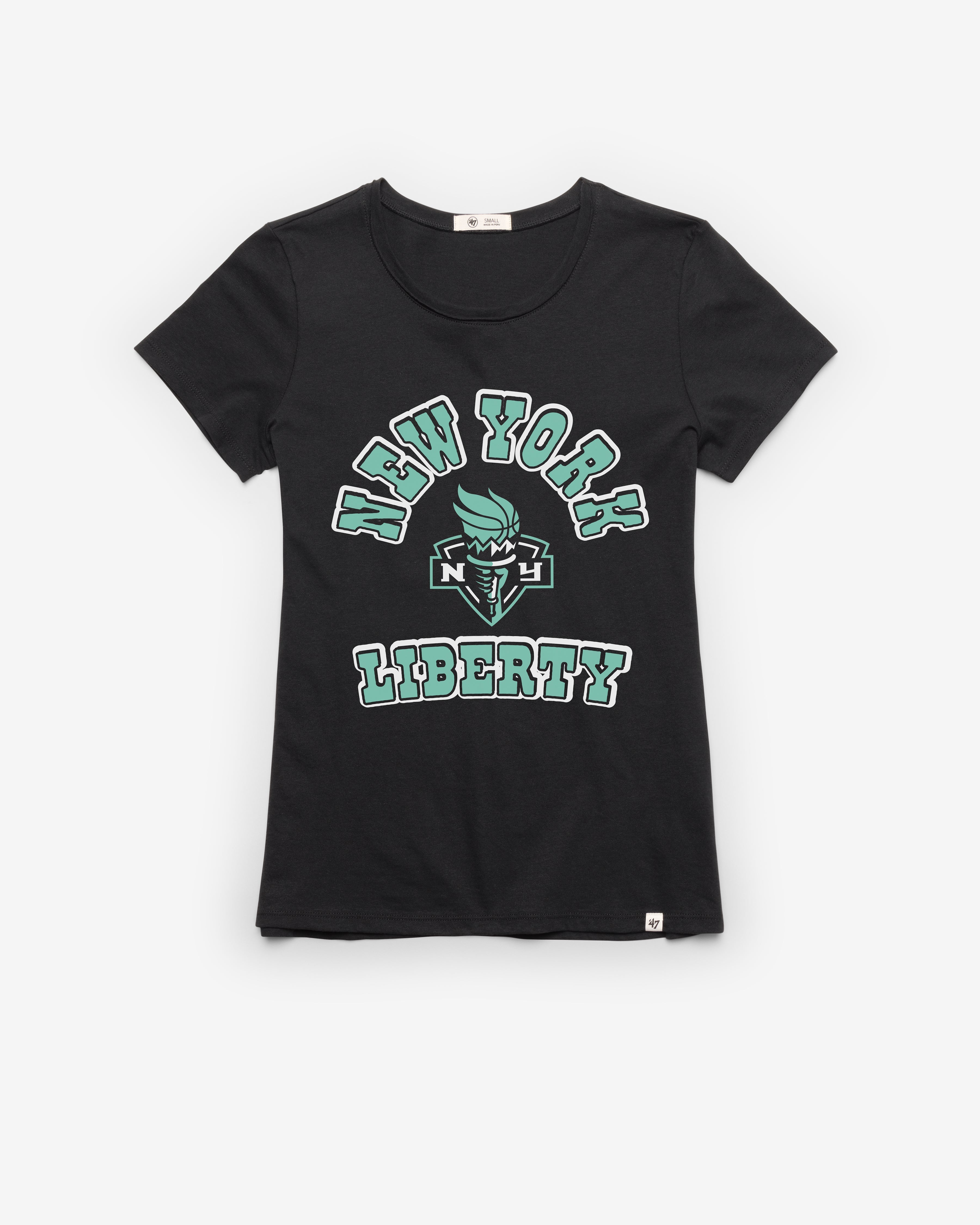 NEW YORK LIBERTY COMEBACK '47 FRANKIE TEE WOMENS FLINT BLACK