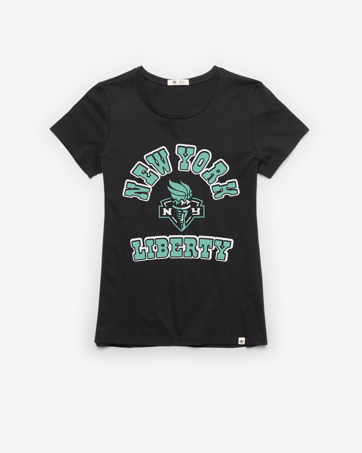 NEW YORK LIBERTY COMEBACK '47 FRANKIE TEE WOMENS FLINT BLACK