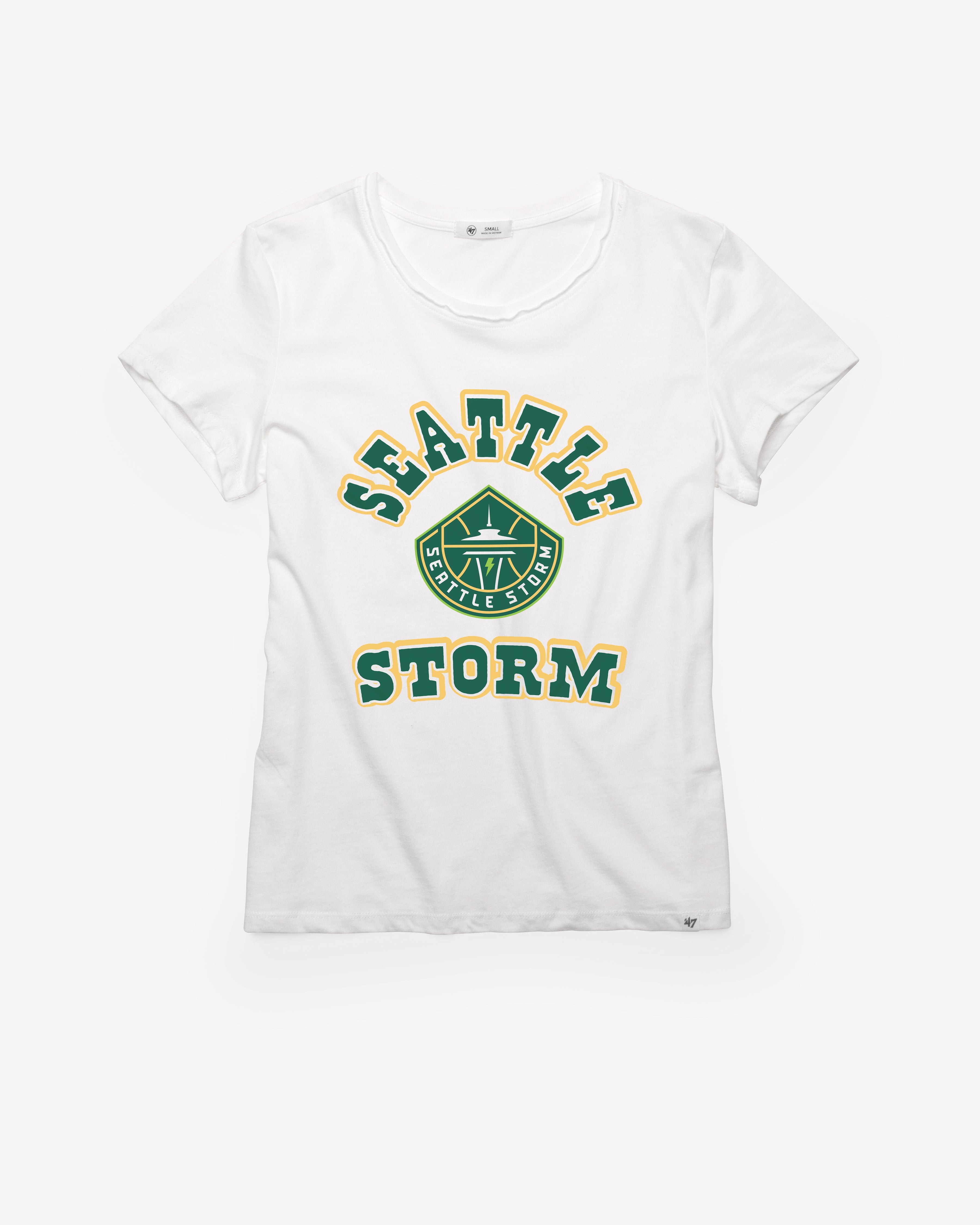 SEATTLE STORM COMEBACK '47 FRANKIE TEE WOMENS WHITE WASH