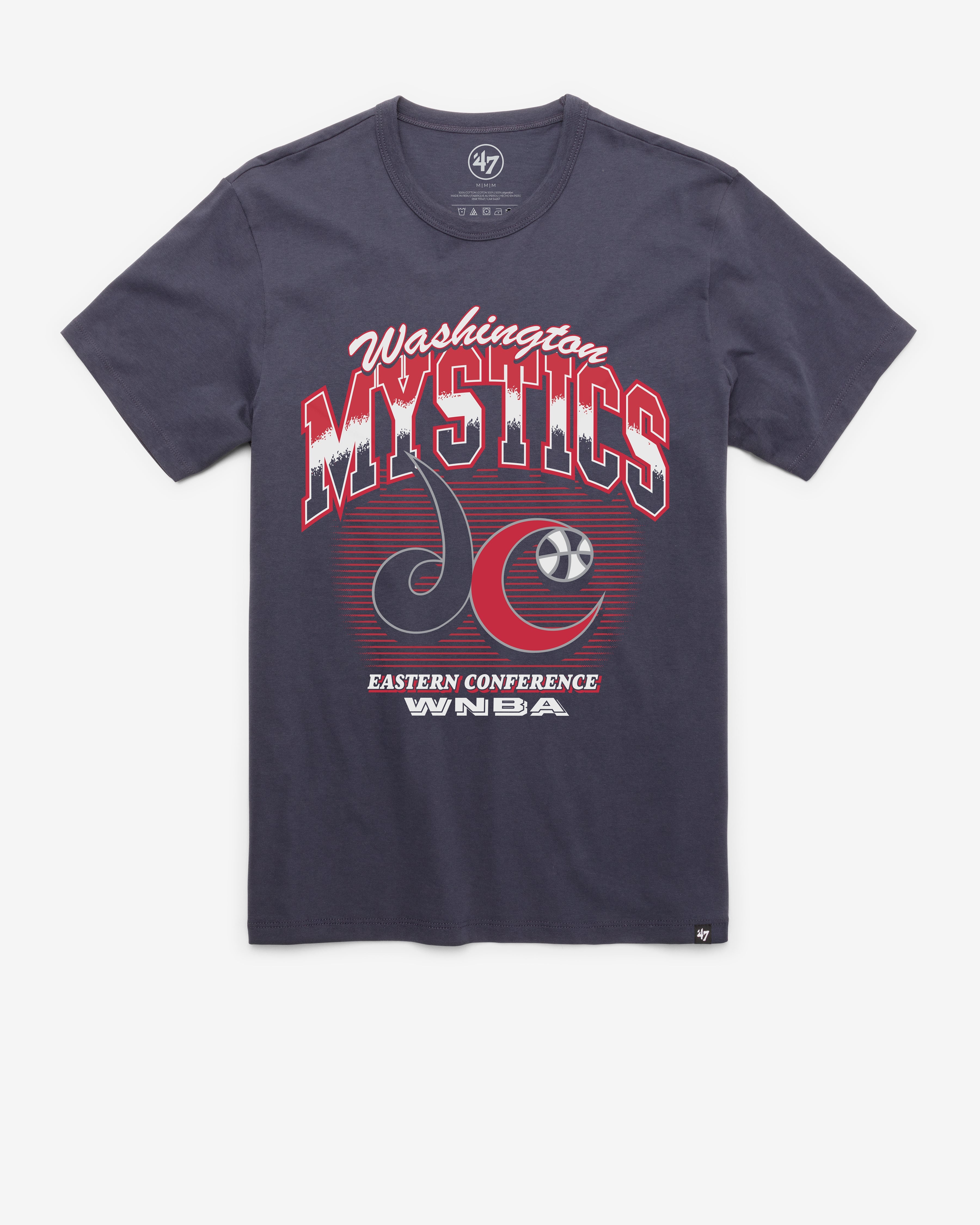 WASHINGTON MYSTICS PICK AND ROLL '47 FRANKLIN TEE ATLAS BLUE