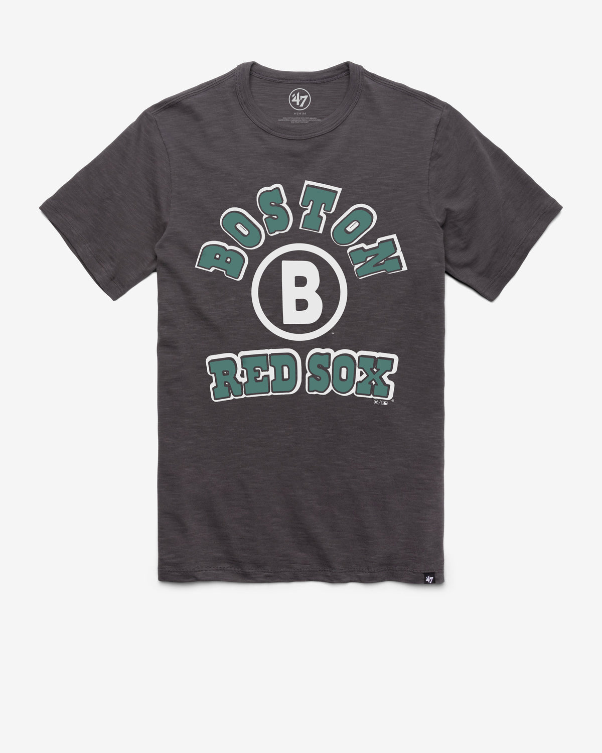 BOSTON RED SOX CITY CONNECT COMEBACK '47 SCRUM TEE CHARCOAL