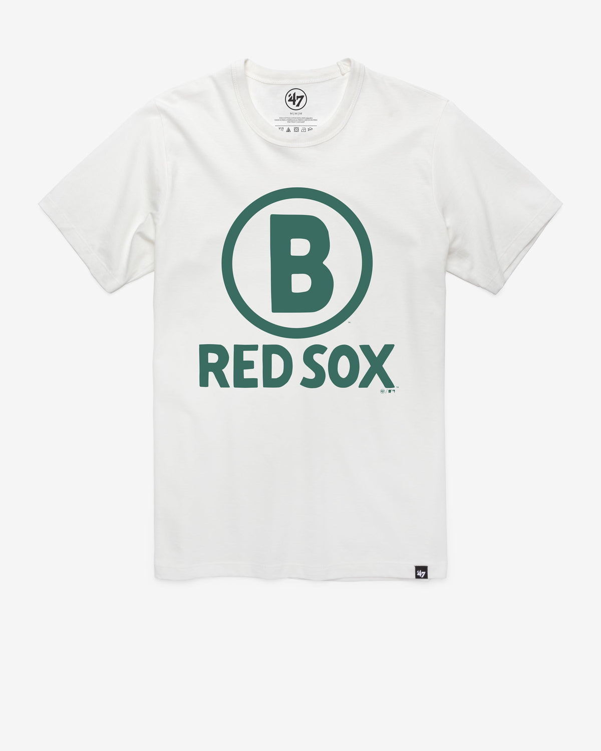 BOSTON RED SOX CITY CONNECT IMPRINT '47 FRANKLIN TEE WHITE WASH