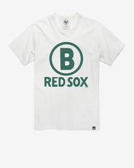 BOSTON RED SOX CITY CONNECT IMPRINT '47 FRANKLIN TEE WHITE WASH