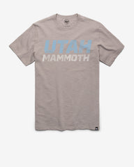 UTAH MAMMOTH GRIT WORDMARK '47 SCRUM TEE WOLF GREY