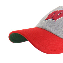 WISCONSIN BADGERS GRANDSTAND TWO TONE '47 CLEAN UP GRAY