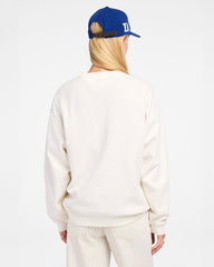 DUKE BLUE DEVILS ARCH CLOUD '47 OVERSIZED CREW WOMENS SANDSTONE