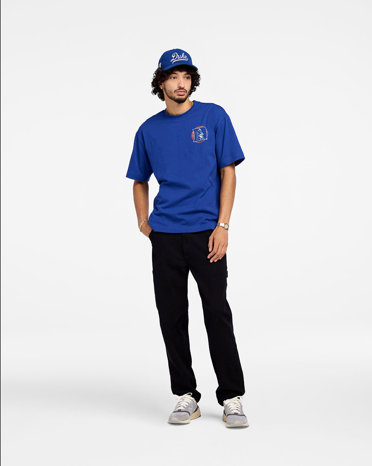 DUKE BLUE DEVILS GAME ON '47 FOUNDATION TEE ROYAL