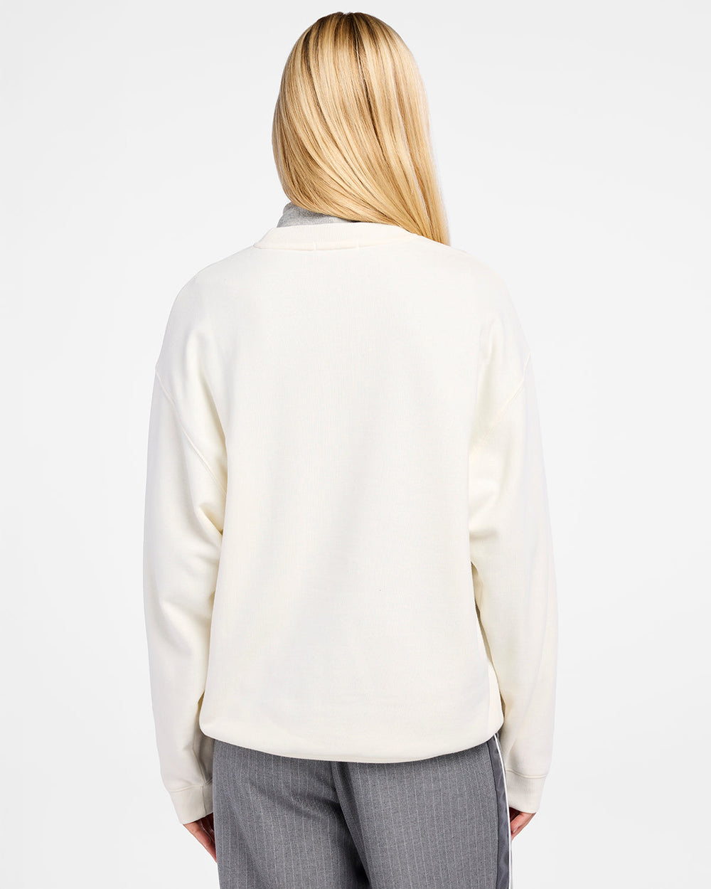 OHIO STATE BUCKEYES VINTAGE ARCH CLOUD '47 OVERSIZED CREW WOMENS SANDSTONE