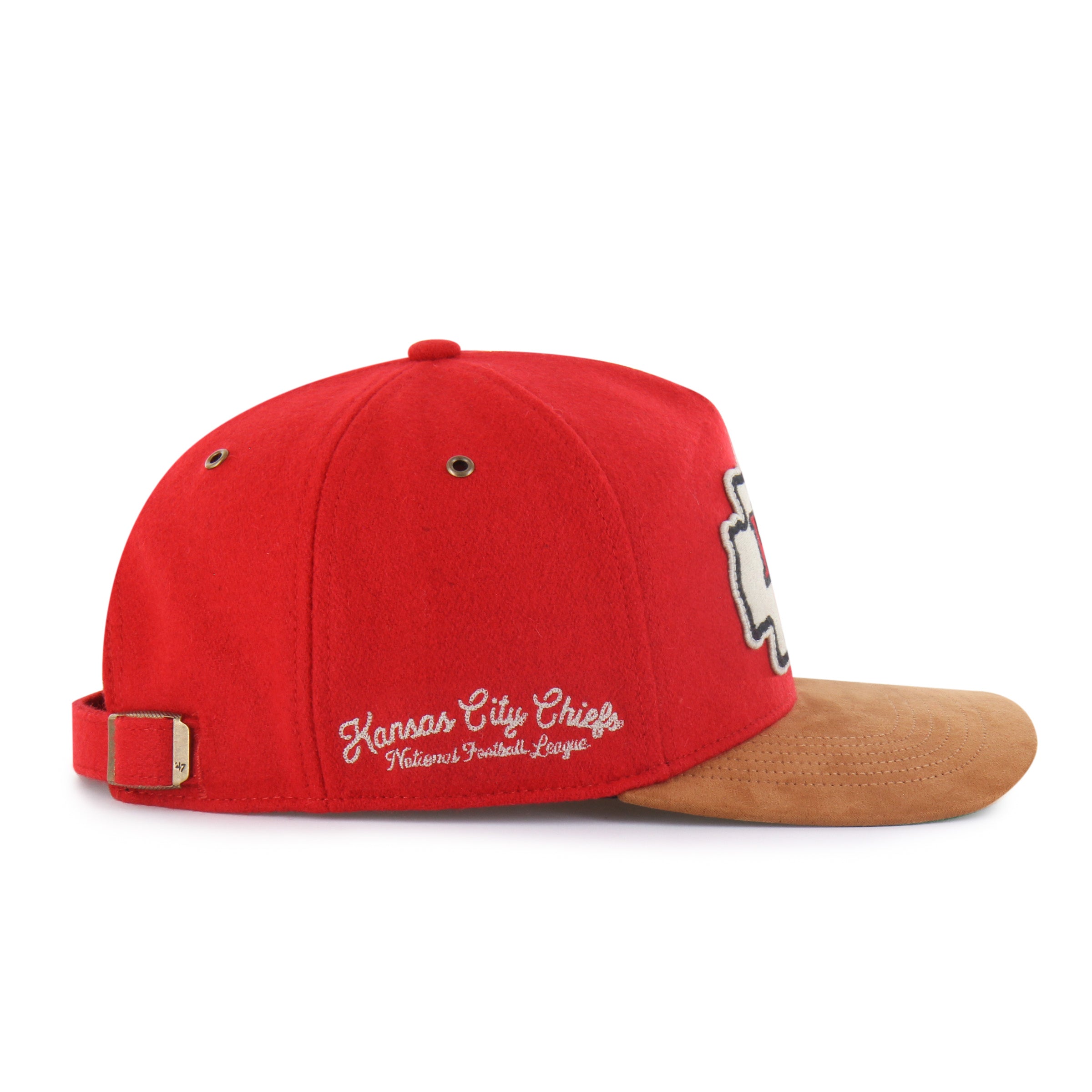 KANSAS CITY CHIEFS GRANDSTAND TWO TONE '47 HITCH RED