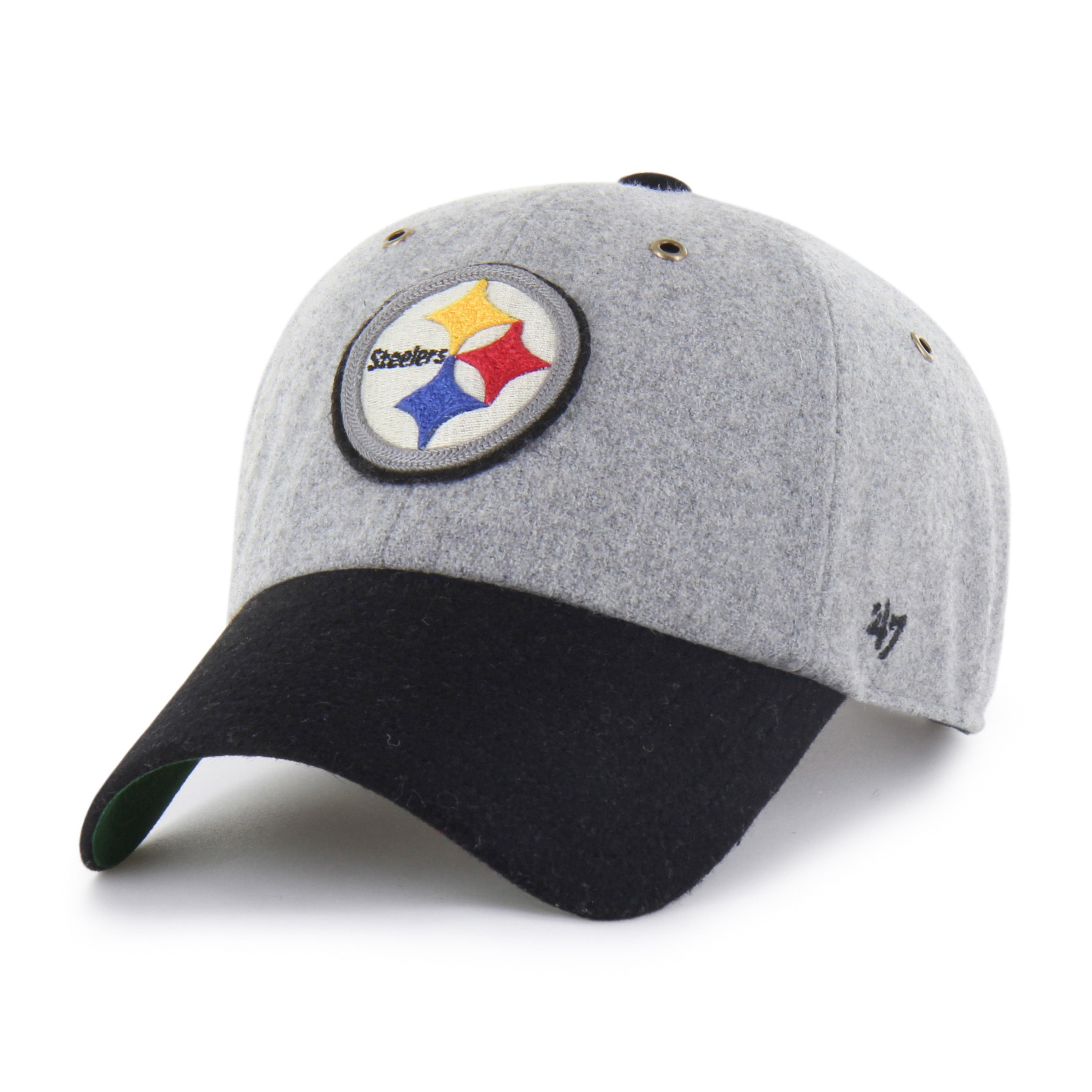 PITTSBURGH STEELERS GRANDSTAND TWO TONE '47 CLEAN UP GRAY
