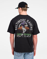 BALTIMORE RAVENS GAME ON '47 FOUNDATION TEE BLACK