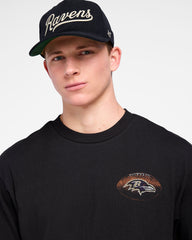 BALTIMORE RAVENS GAME ON '47 FOUNDATION TEE BLACK