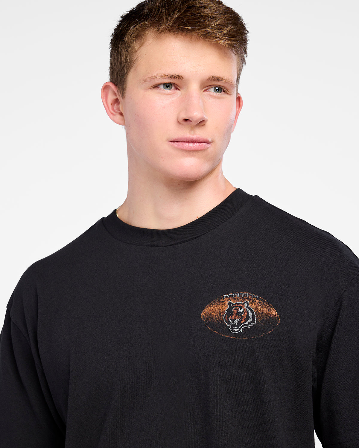 CINCINNATI BENGALS GAME ON '47 FOUNDATION TEE BLACK