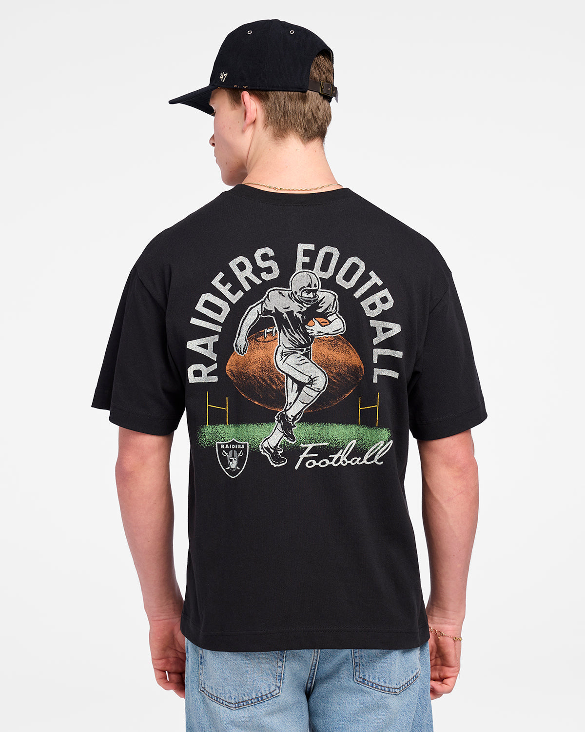 LAS VEGAS RAIDERS GAME ON '47 FOUNDATION TEE BLACK