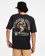 PITTSBURGH STEELERS GAME ON '47 FOUNDATION TEE BLACK