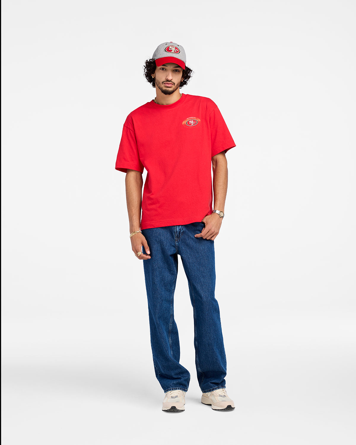SAN FRANCISCO 49ERS GAME ON '47 FOUNDATION TEE RED